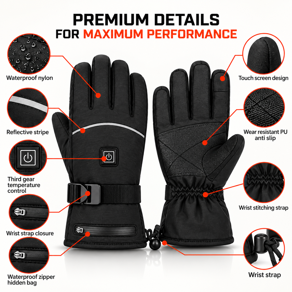 ThermoCore Heated Gloves